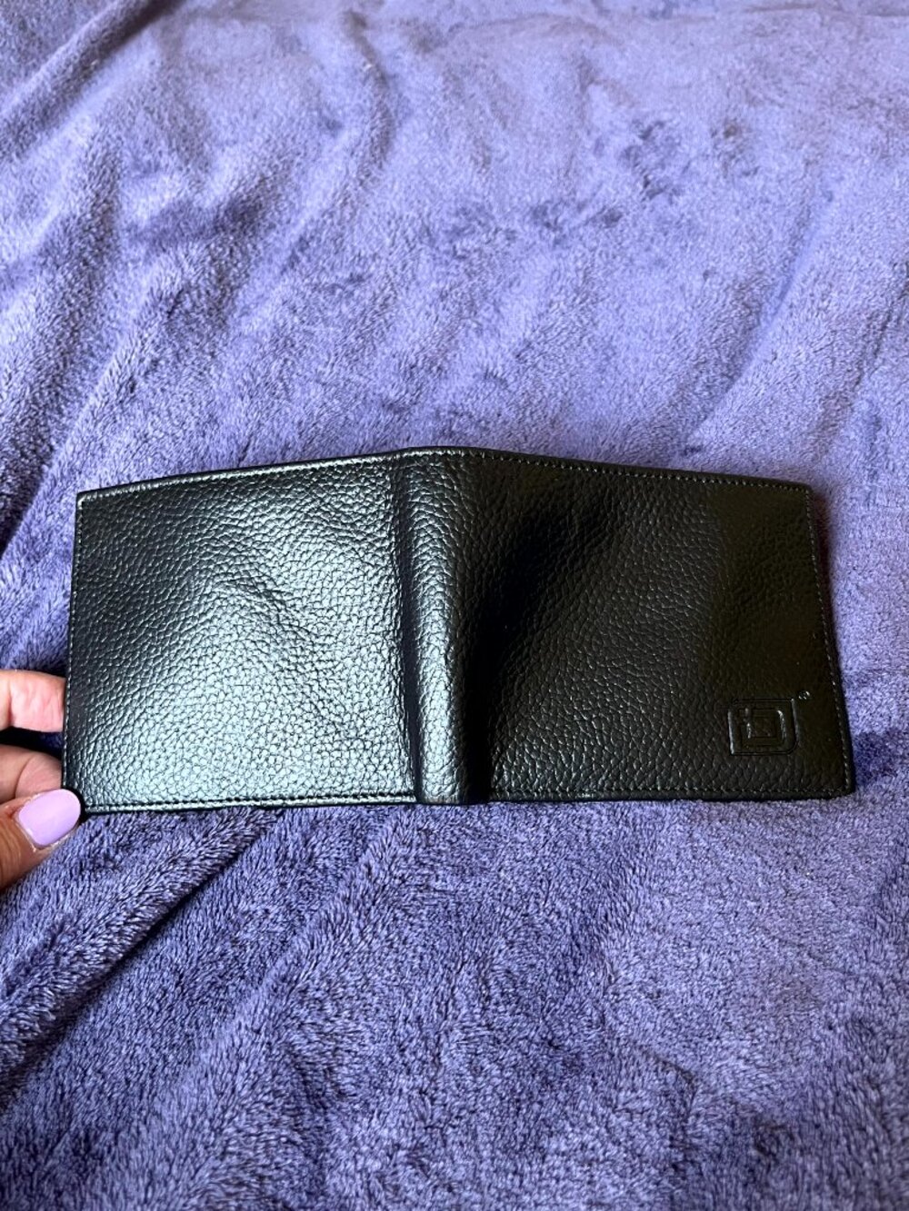 Men's RFID Black Bifold Wallet
